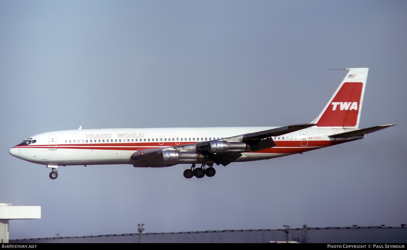 Aircraft Photo of N8705T | Boeing 707-331B | Trans World Airlines - TWA | AirHistory.net #586138