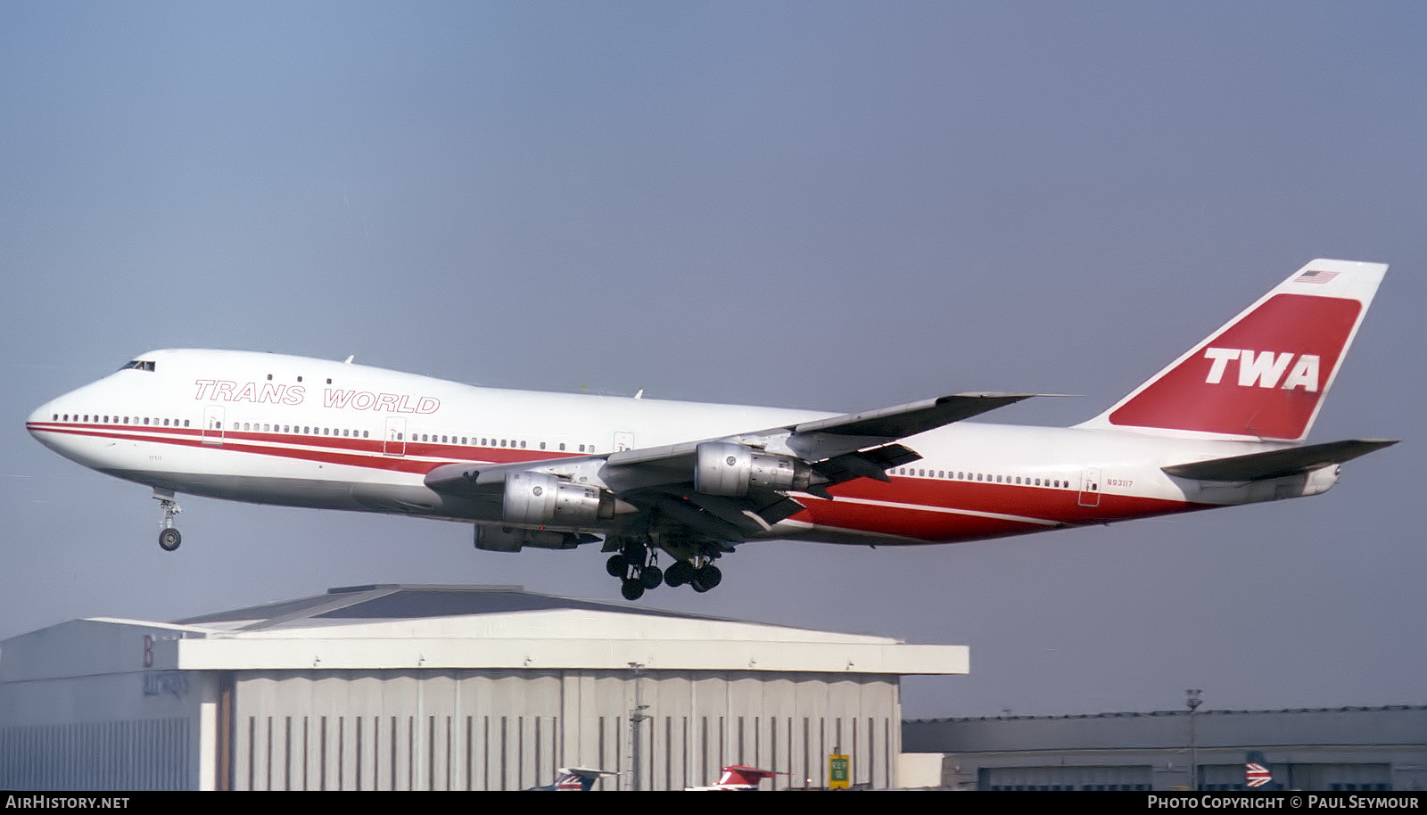 Aircraft Photo of N93117 | Boeing 747-131 | Trans World Airlines - TWA | AirHistory.net #586153