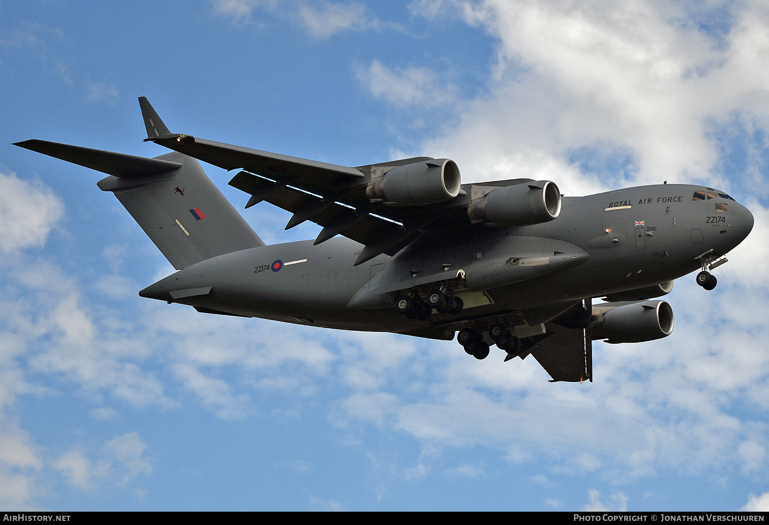 Aircraft Photo of ZZ174 | Boeing C-17A Globemaster III | UK - Air Force | AirHistory.net #586157