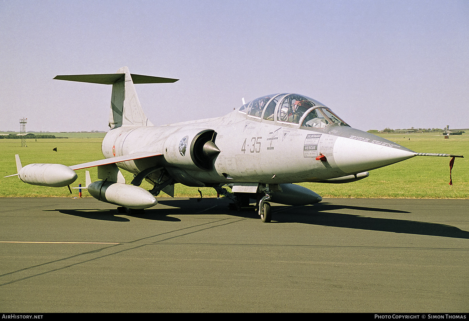 Aircraft Photo of MM54253 | Lockheed TF-104G/M Starfighter | Italy - Air Force | AirHistory.net #586163