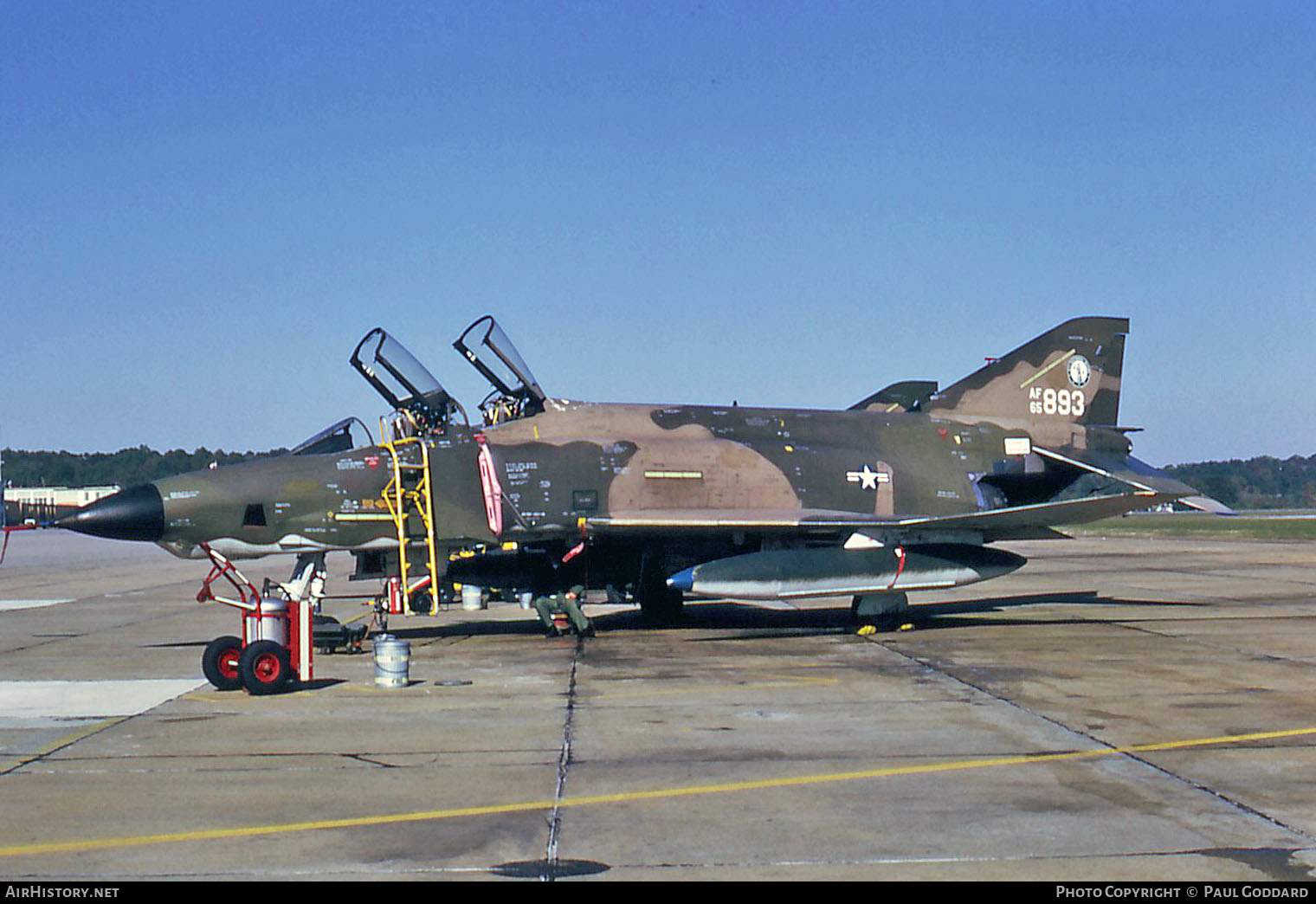 Aircraft Photo of 65-0893 / AF65-893 | McDonnell Douglas RF-4C Phantom II | USA - Air Force | AirHistory.net #586217