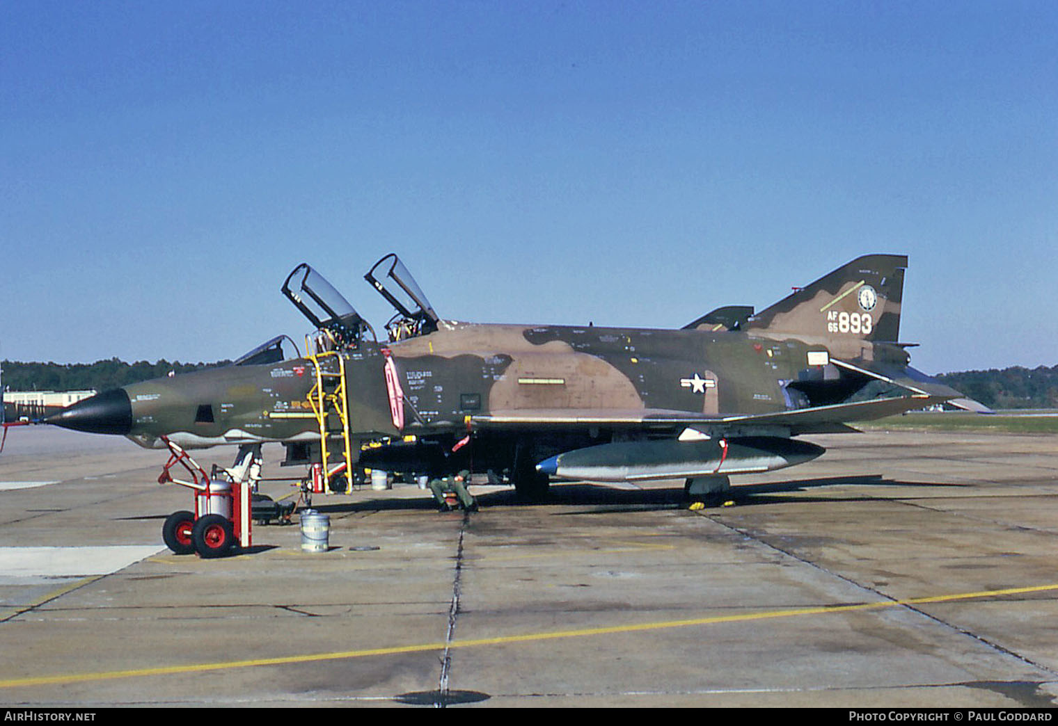 Aircraft Photo of 65-0893 / AF65-893 | McDonnell Douglas RF-4C Phantom II | USA - Air Force | AirHistory.net #586217