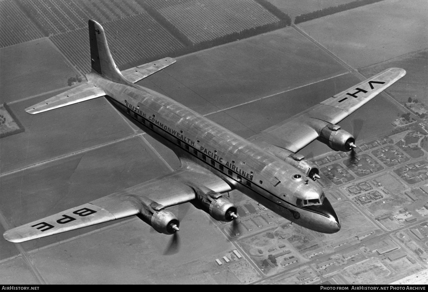 Aircraft Photo of VH-BPE | Douglas DC-6 | British Commonwealth Pacific Airlines - BCPA | AirHistory.net #586292