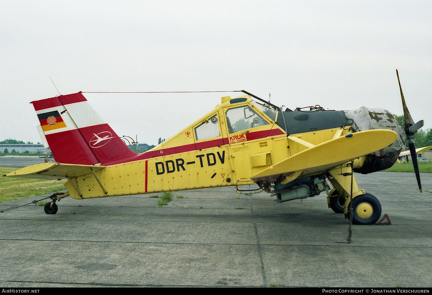 Aircraft Photo of DDR-TDV | PZL-Okecie PZL-106BR Kruk | Interflug | AirHistory.net #586344