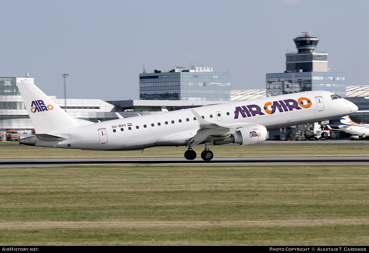 Aircraft Photo of SU-BVH | Embraer 190LR (ERJ-190-100LR) | Air Cairo | AirHistory.net #586364