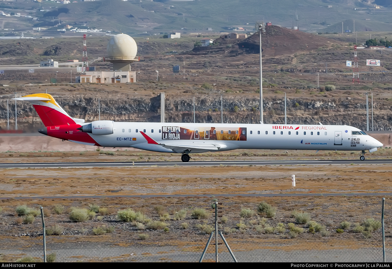 Aircraft Photo of EC-MTZ | Bombardier CRJ-1000 (CL-600-2E25) | Iberia Regional | AirHistory.net #586376