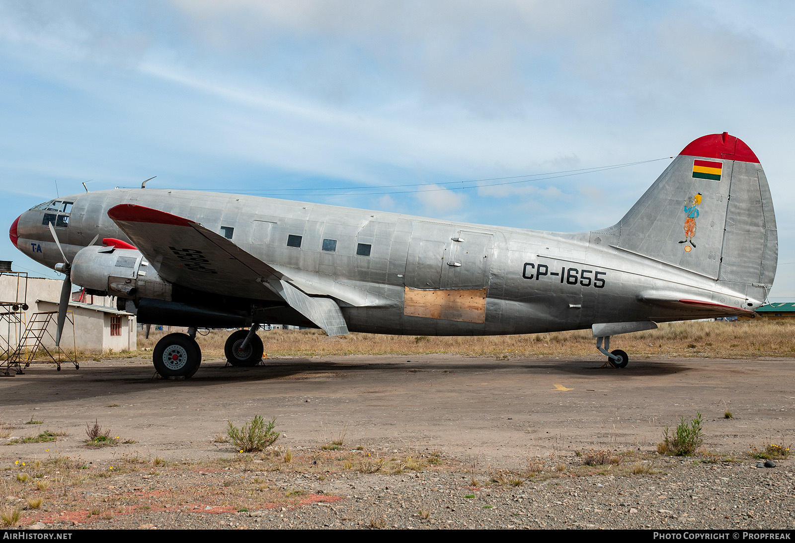 Aircraft Photo of CP-1655 | Curtiss C-46 Commando | AirHistory.net #586383