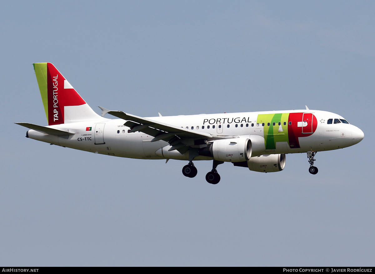 Aircraft Photo of CS-TTC | Airbus A319-111 | TAP Portugal | AirHistory.net #586393