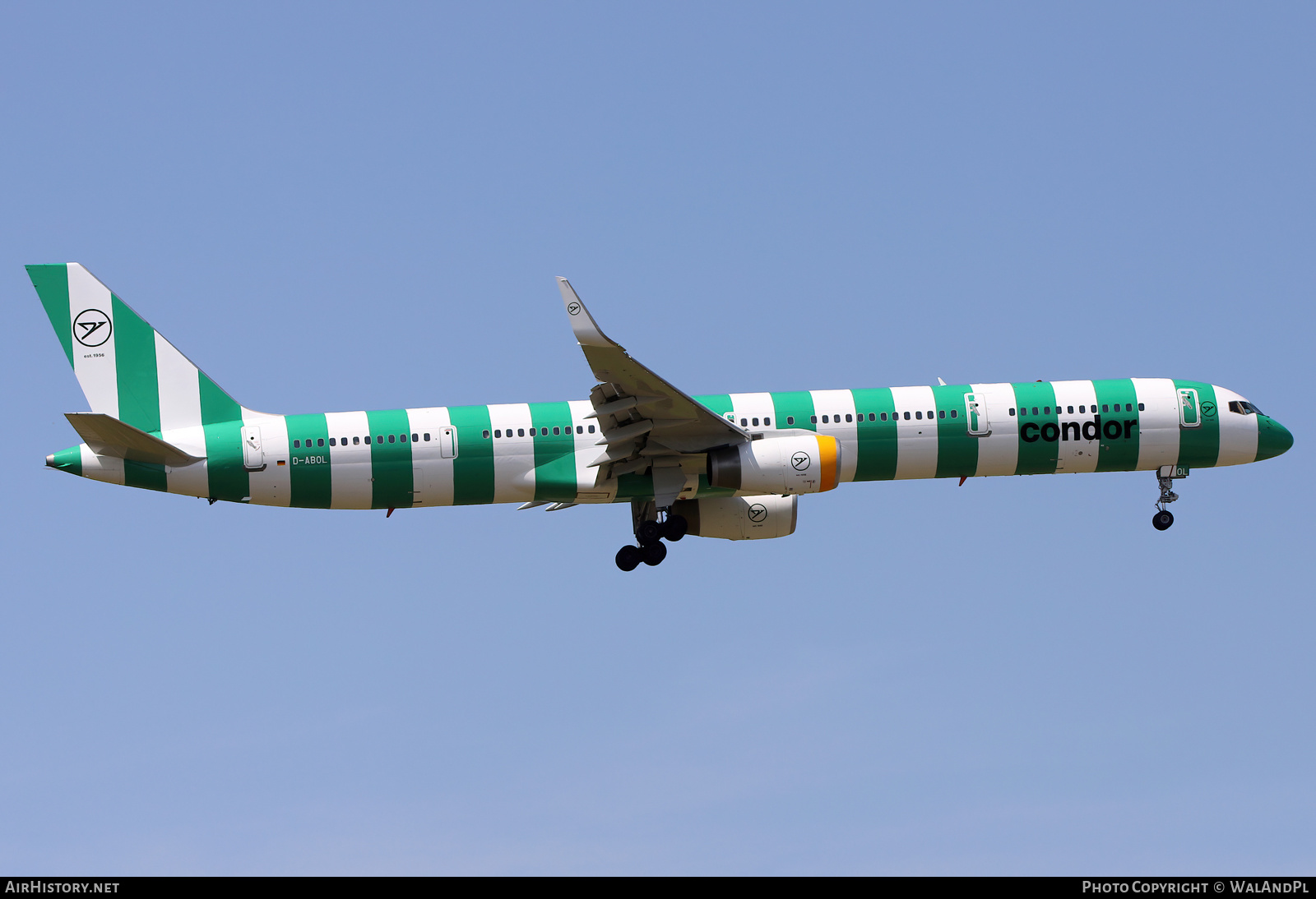 Aircraft Photo of D-ABOL | Boeing 757-330 | Condor Flugdienst | AirHistory.net #586464