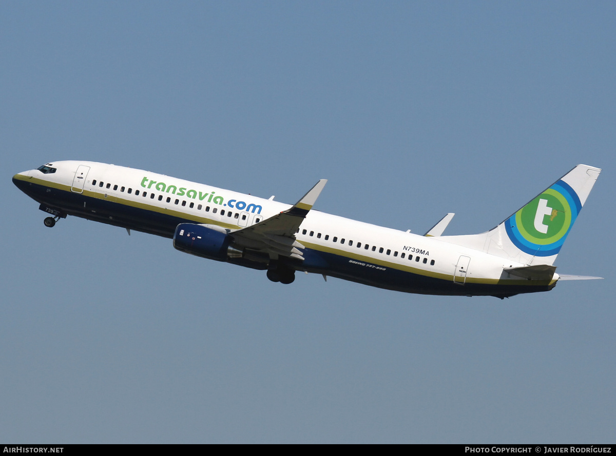 Aircraft Photo of N739MA | Boeing 737-8Q8 | Transavia | AirHistory.net #586471