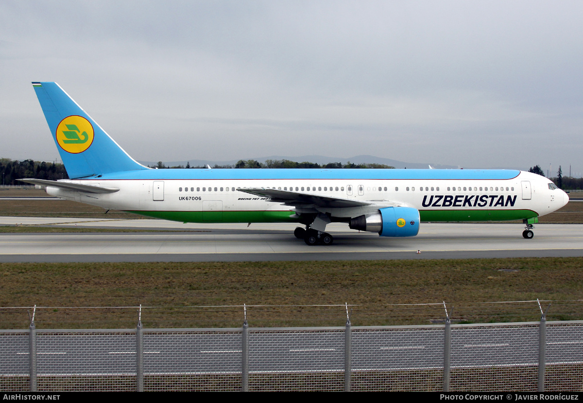 Aircraft Photo of UK67006 | Boeing 767-33P/ER | Uzbekistan Airways | AirHistory.net #586482