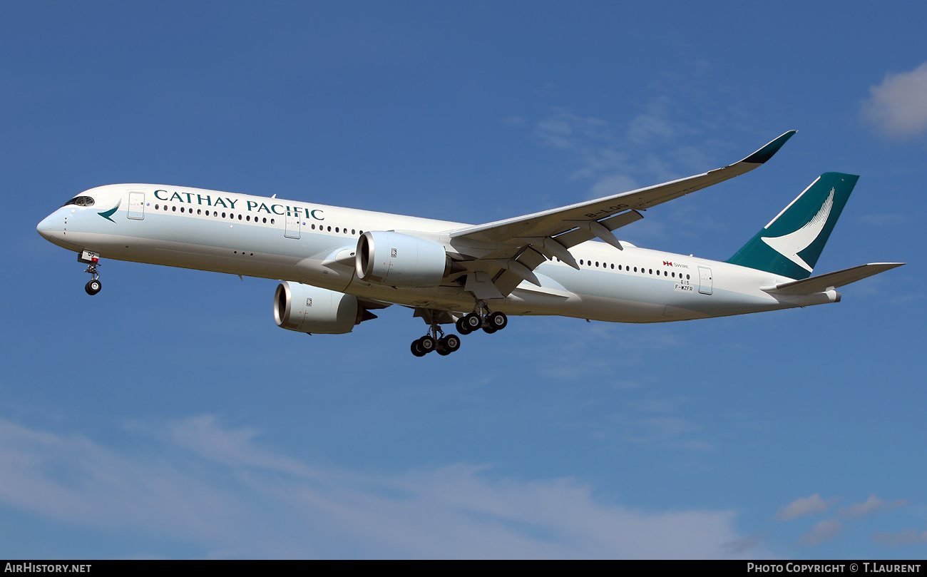 Aircraft Photo of F-WZFR | Airbus A350-941 | Cathay Pacific Airways | AirHistory.net #586491