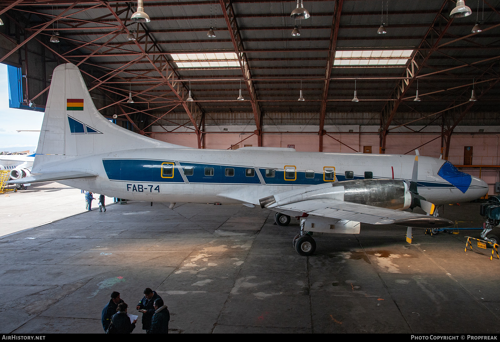 Aircraft Photo of FAB-74 | Canadair CL-66B Cosmopolitan | Bolivia - Air Force | AirHistory.net #586492