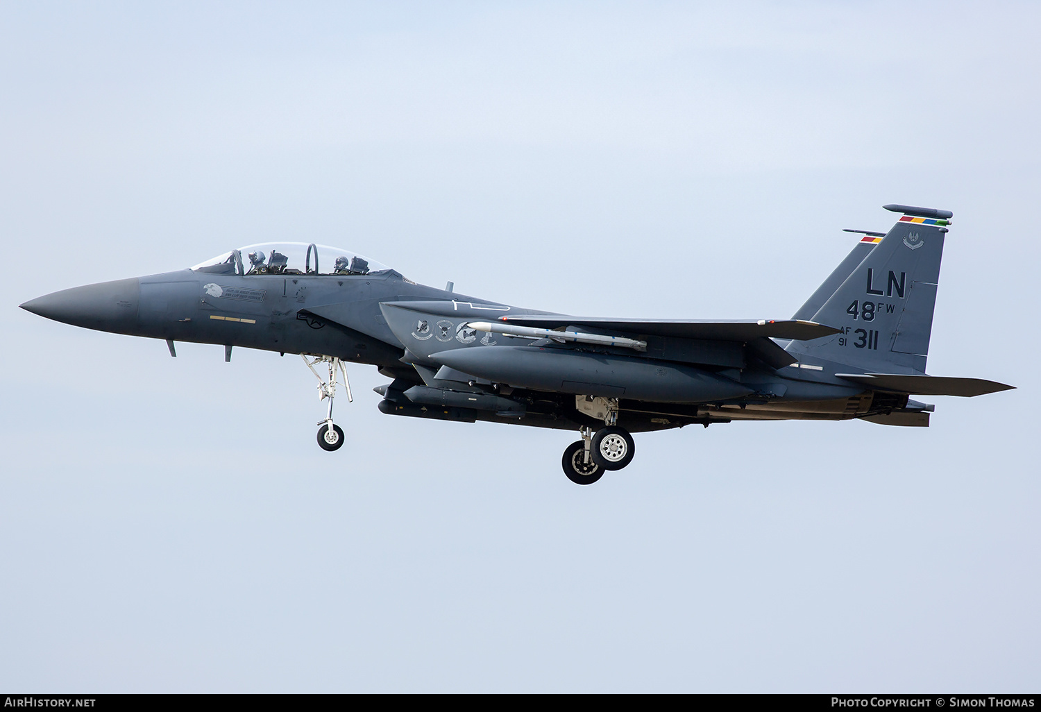 Aircraft Photo of 91-0311 / AF91-311 | McDonnell Douglas F-15E Strike Eagle | USA - Air Force | AirHistory.net #586497