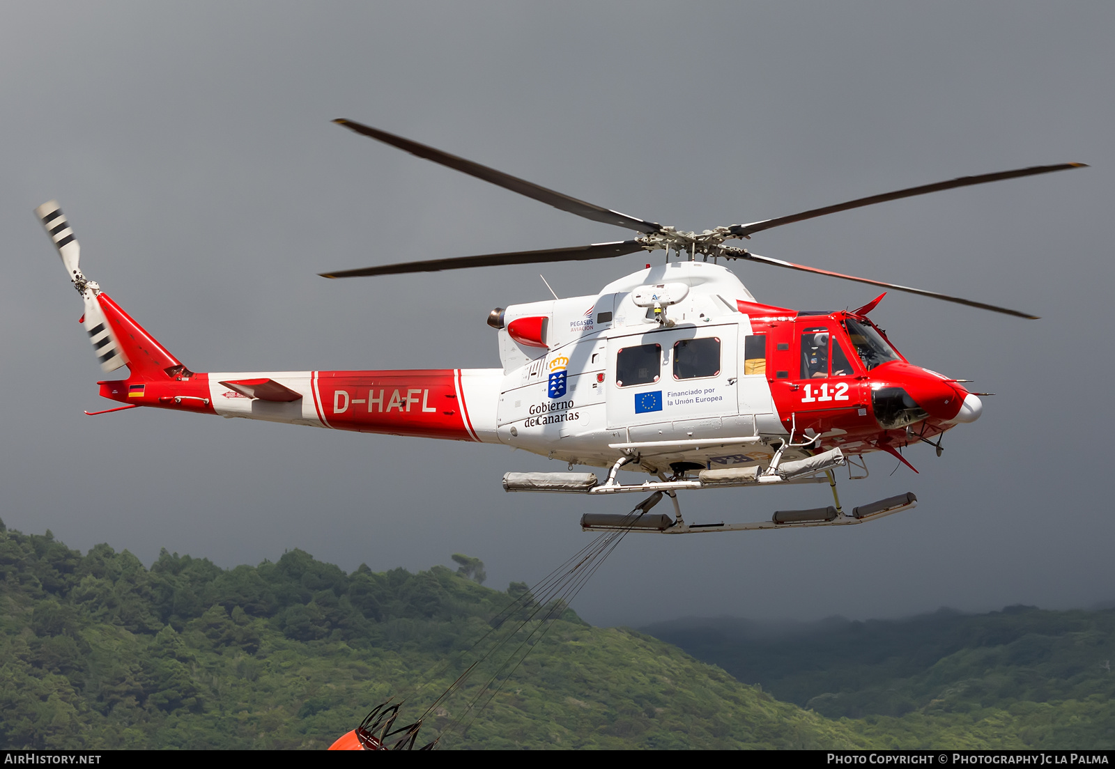 Aircraft Photo of D-HAFL | Bell 412EP | Pegasus Aviación | AirHistory.net #586537