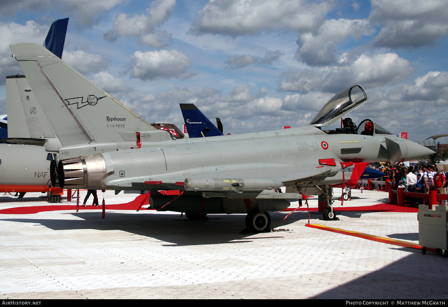 Aircraft Photo of CSX7275 | Eurofighter EF-2000 Typhoon F2 | Italy - Air Force | AirHistory.net #586543