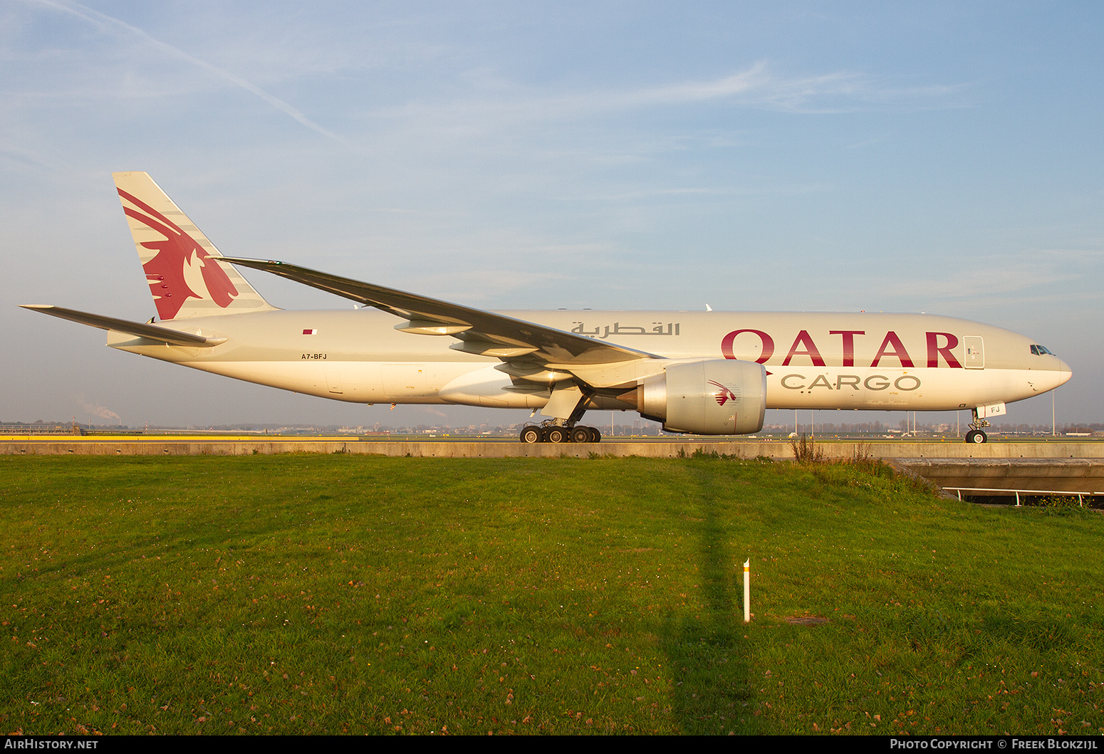 Aircraft Photo of A7-BFJ | Boeing 777-FDZ | Qatar Airways Cargo | AirHistory.net #586544