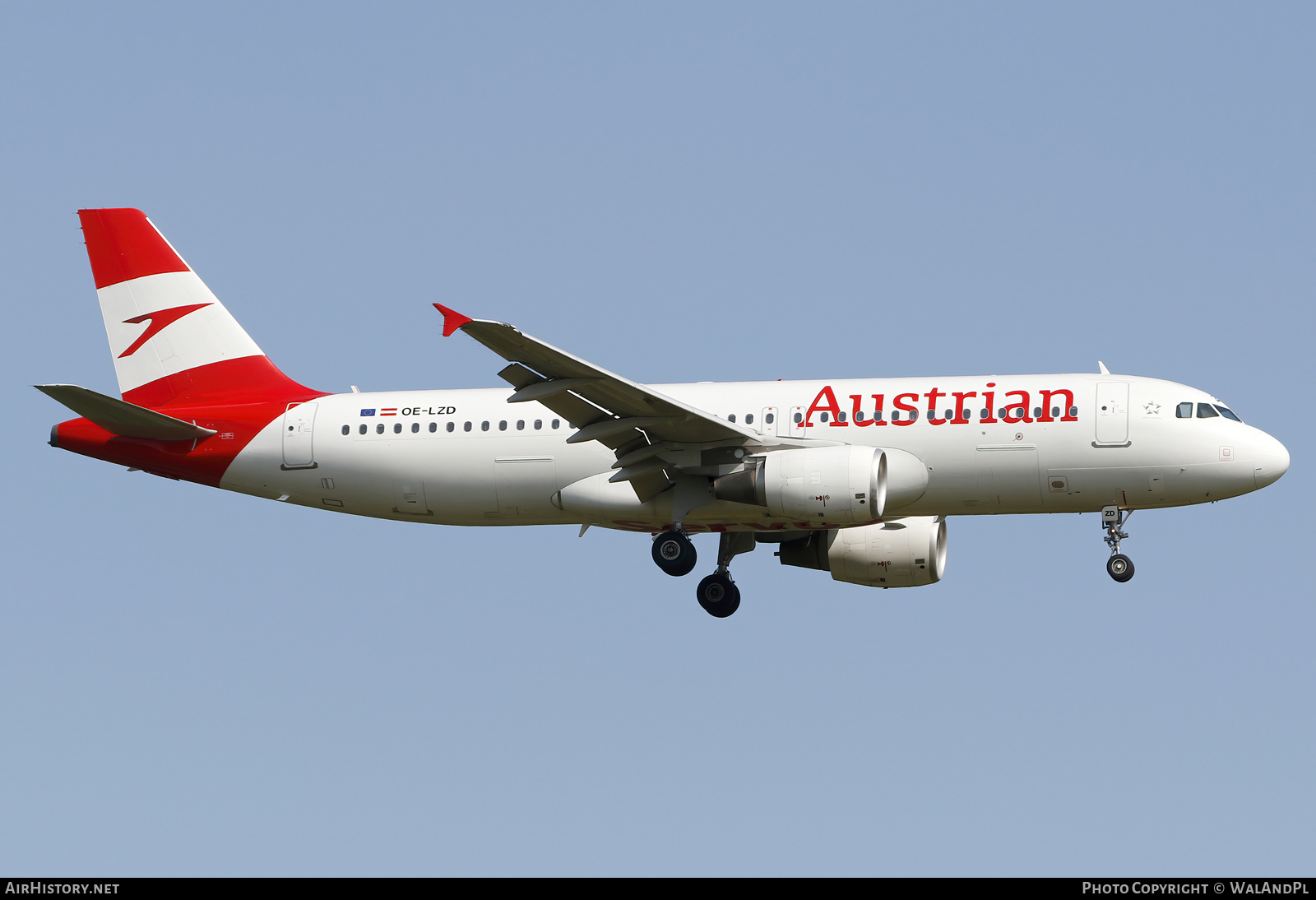 Aircraft Photo of OE-LZD | Airbus A320-214 | Austrian Airlines | AirHistory.net #586558