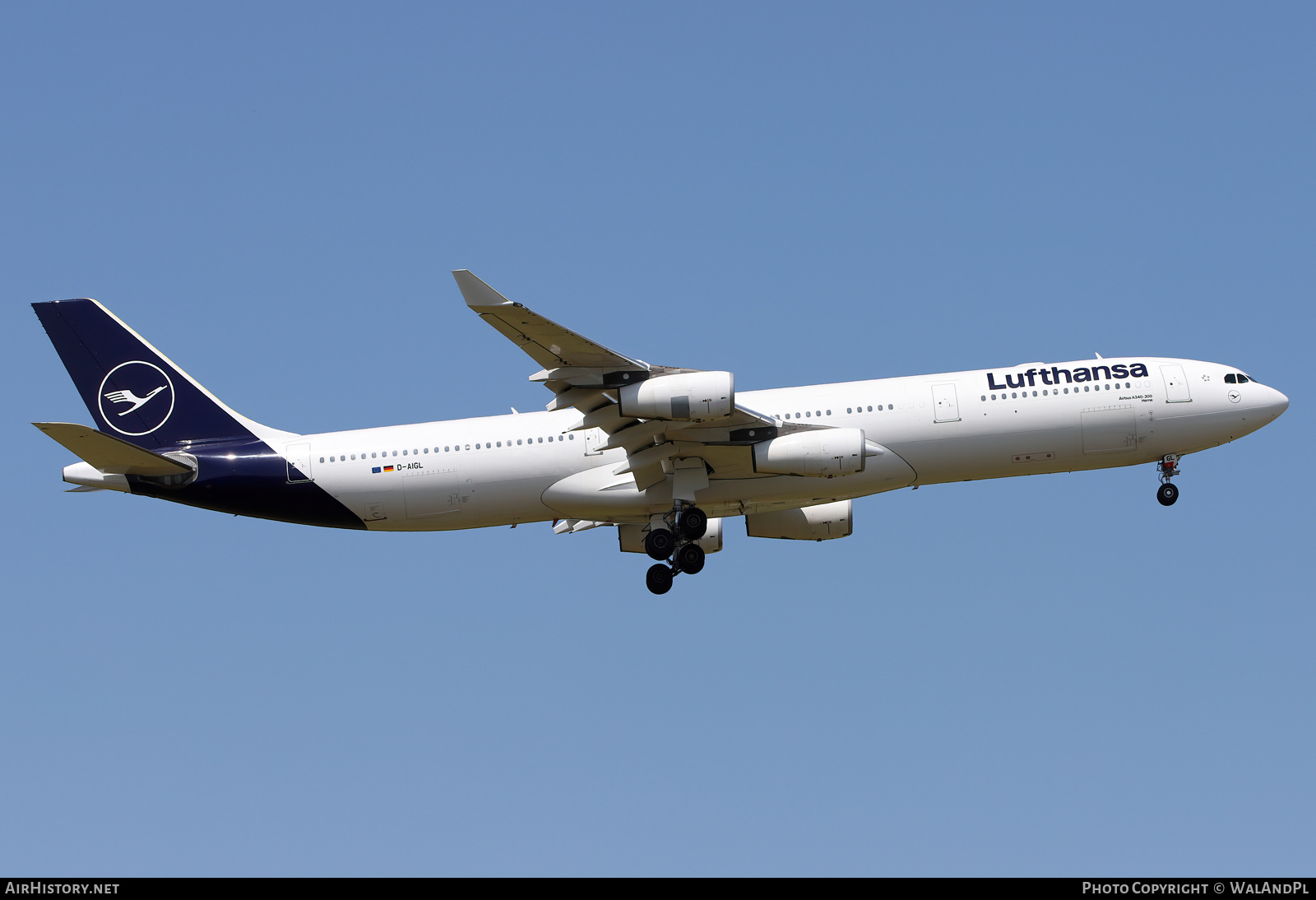 Aircraft Photo of D-AIGL | Airbus A340-313X | Lufthansa | AirHistory.net #586562