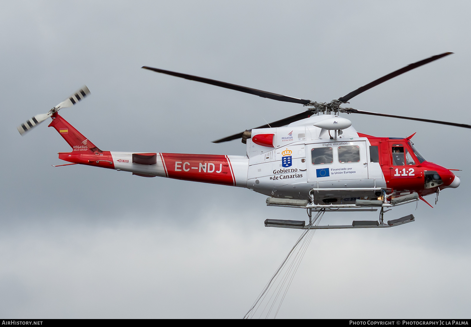 Aircraft Photo of EC-NDJ | Bell 412EP | Pegasus Aviación | AirHistory.net #586563