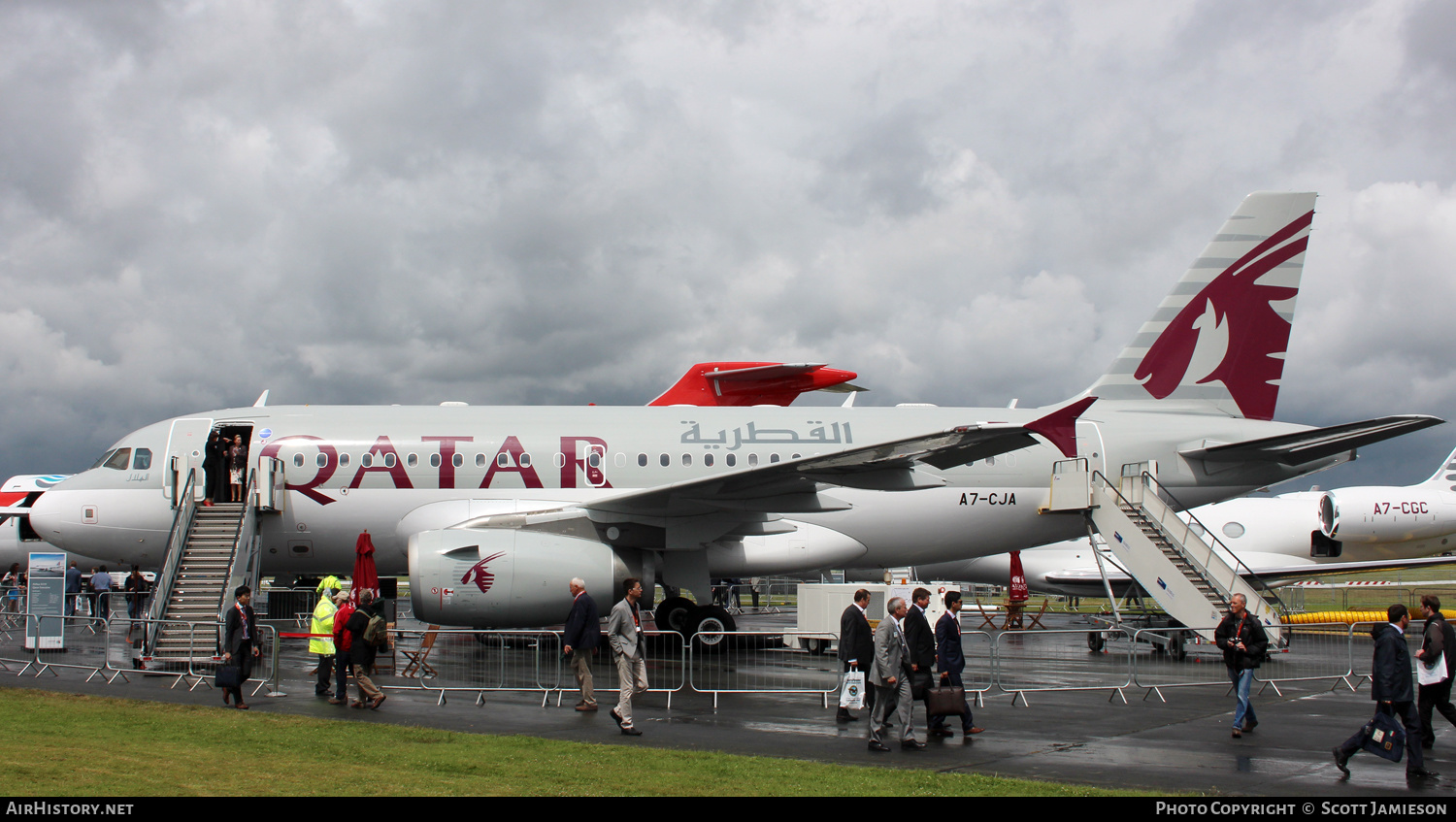 Aircraft Photo of A7-CJA | Airbus A319-133LR | Qatar Airways | AirHistory.net #586568