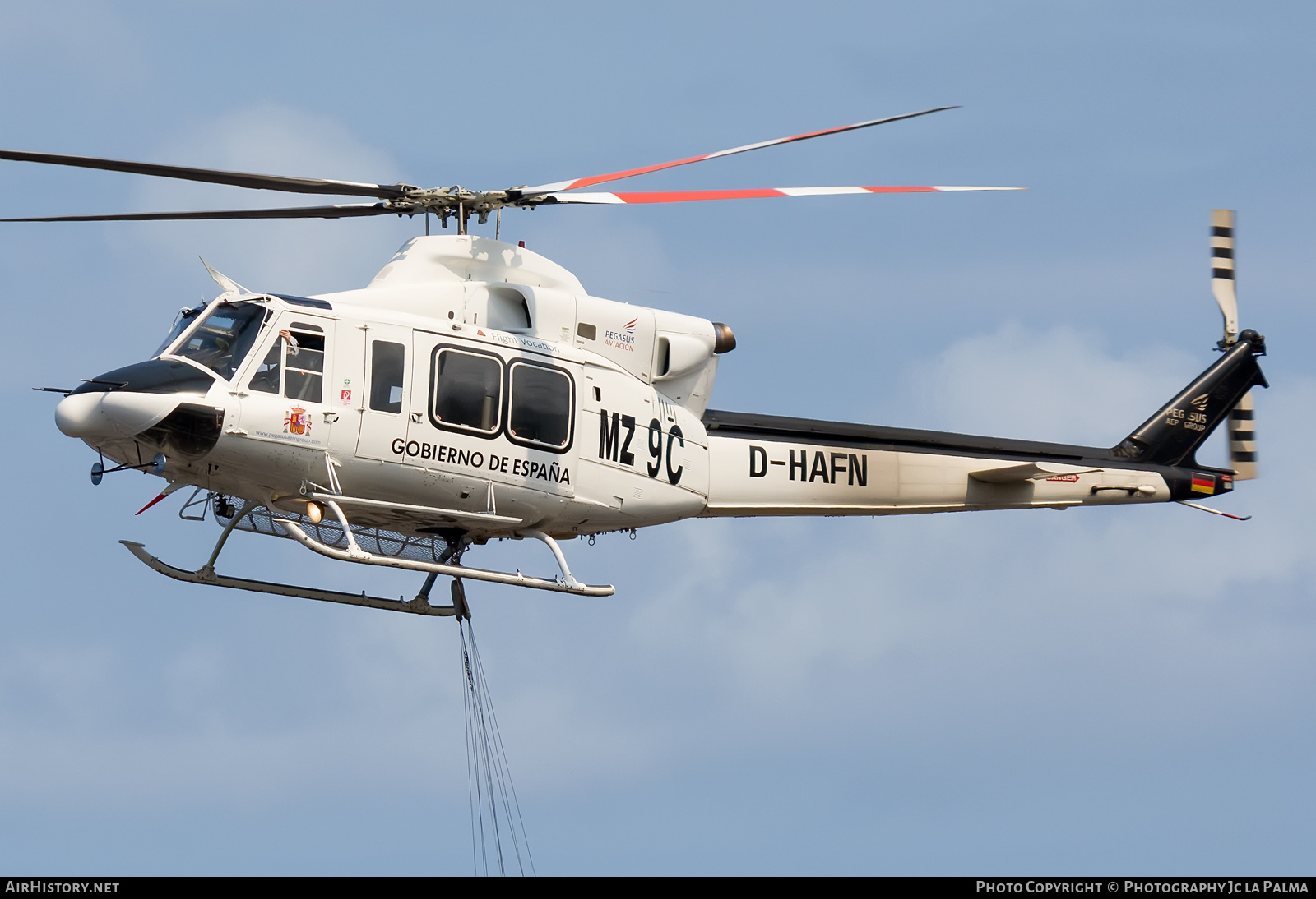 Aircraft Photo of D-HAFN | Bell 412HP | Pegasus Aviación | AirHistory.net #586573