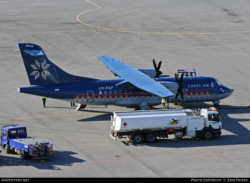 Aircraft Photo of LN-FAP | ATR ATR-42-320 | Coast Air | AirHistory.net #586595