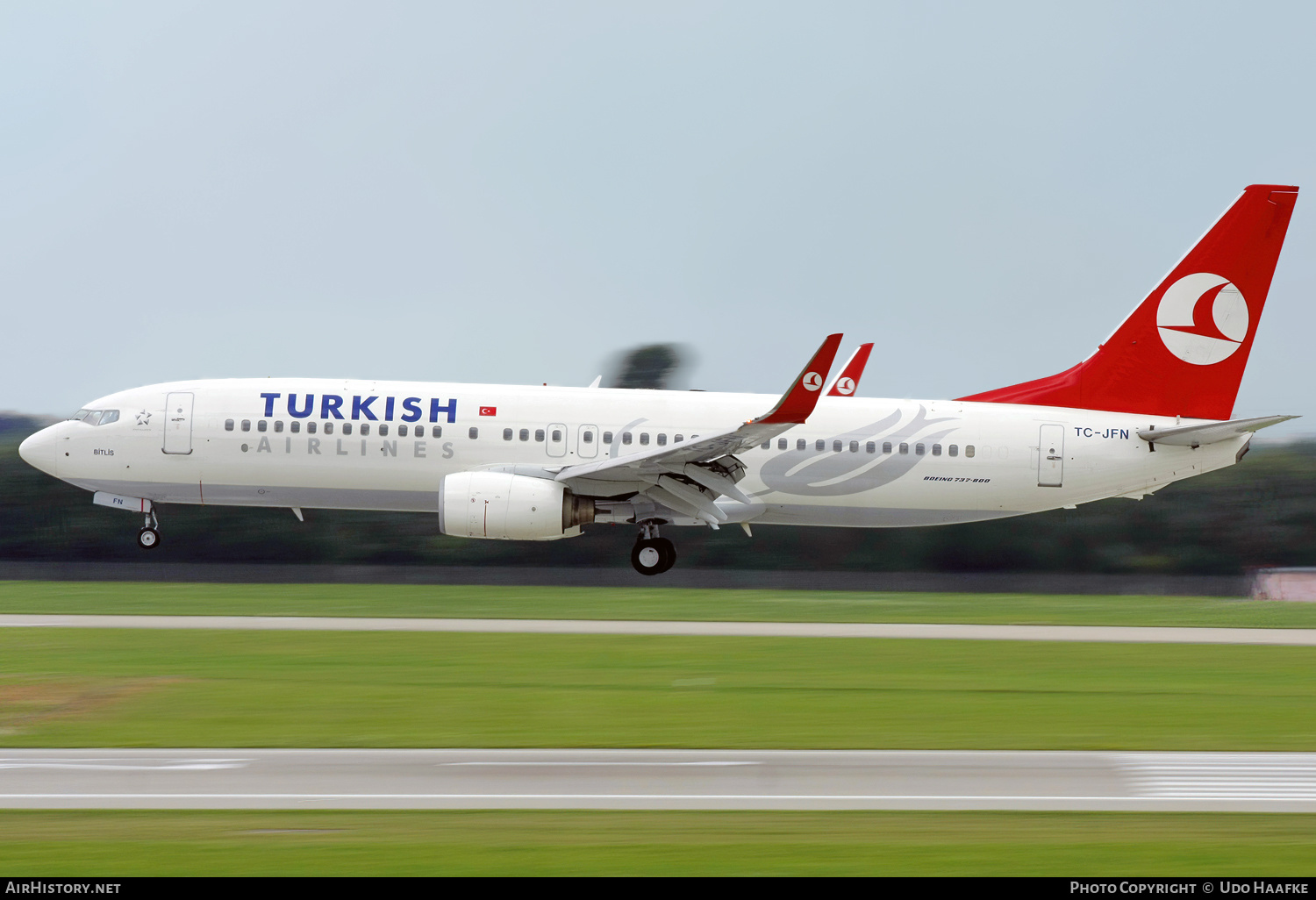 Aircraft Photo of TC-JFN | Boeing 737-8F2 | Turkish Airlines | AirHistory.net #586611