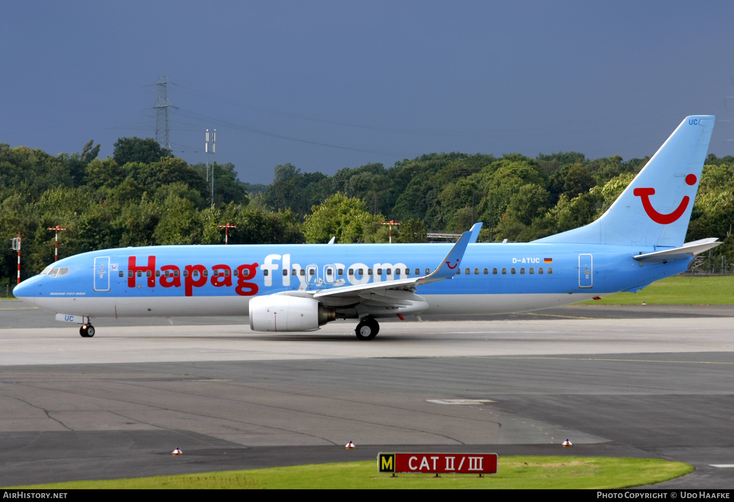 Aircraft Photo of D-ATUC | Boeing 737-8K5 | Hapagfly | AirHistory.net #586616