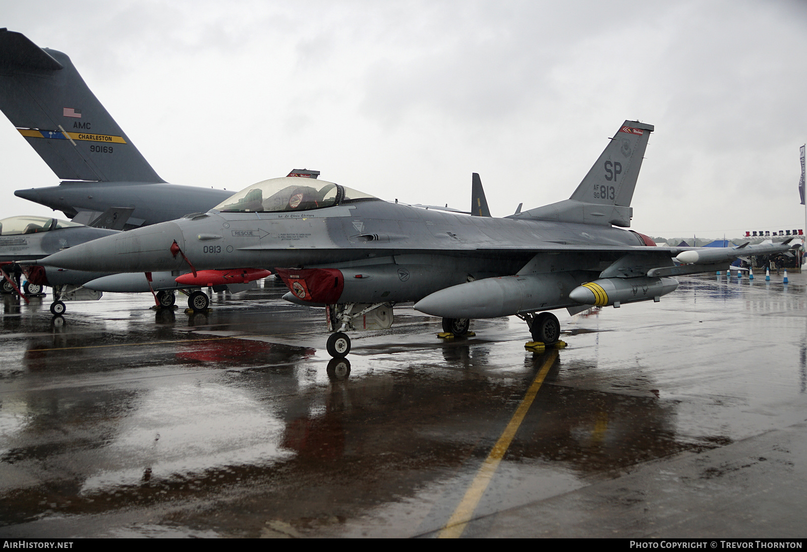 Aircraft Photo of 90-0813 / AF90-813 | Lockheed F-16CM Fighting Falcon | USA - Air Force | AirHistory.net #586623