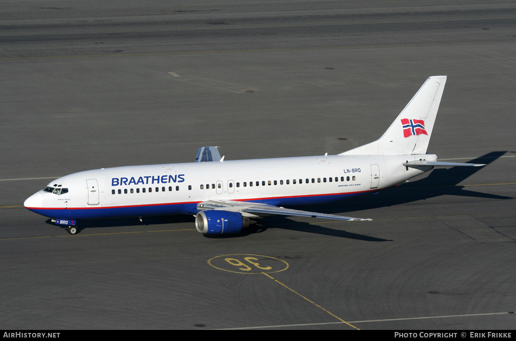 Aircraft Photo of LN-BRQ | Boeing 737-405 | Braathens | AirHistory.net #586637