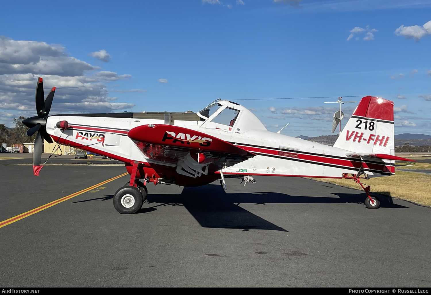 Aircraft Photo of VH-FHI | Air Tractor AT-802A | Pay's Air Service | AirHistory.net #586642