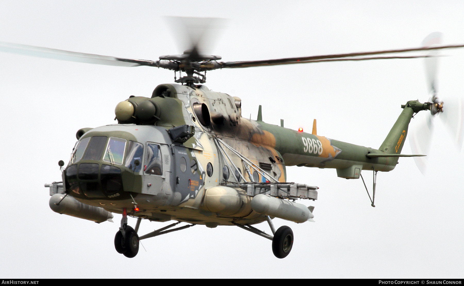 Aircraft Photo of 9868 | Mil Mi-171Sh | Czechia - Air Force | AirHistory.net #586663