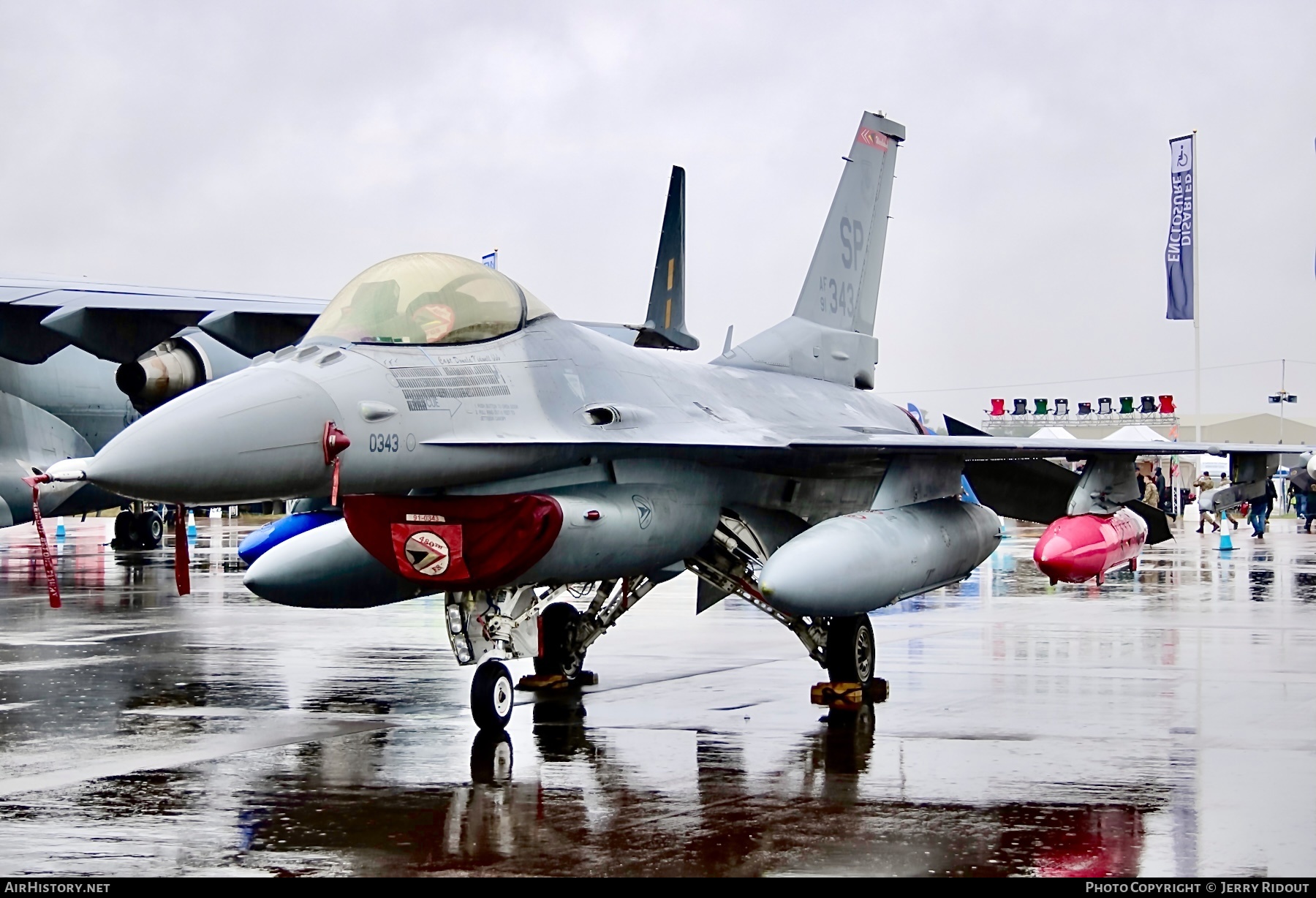 Aircraft Photo of 91-0343 / AF91-343 | General Dynamics F-16CM Fighting Falcon | USA - Air Force | AirHistory.net #586670