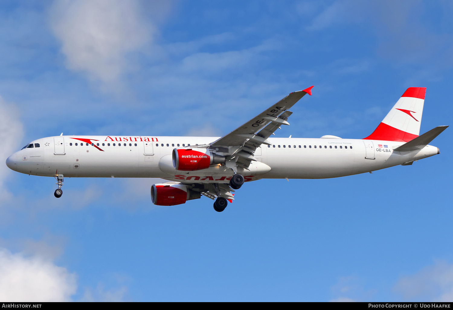 Aircraft Photo of OE-LBA | Airbus A321-111 | Austrian Airlines | AirHistory.net #586704