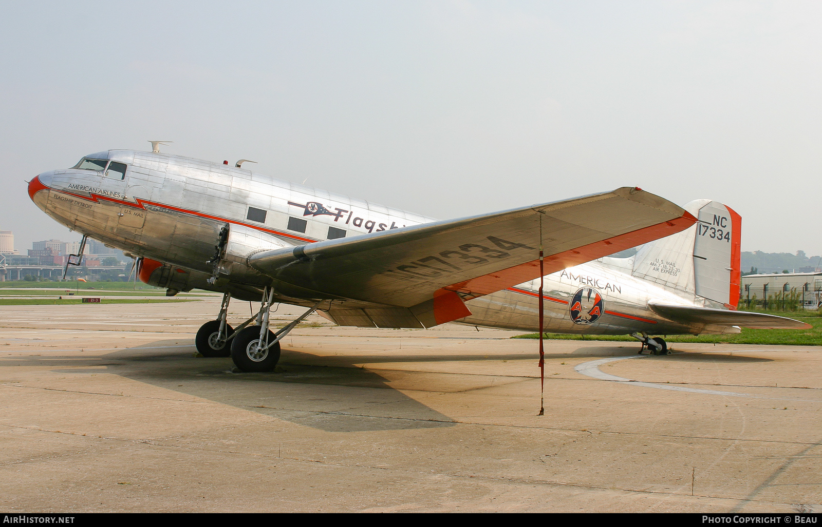 Aircraft Photo of N17334 / NC17334 | Douglas DC-3-178 | Flagship Detroit Foundation | American Airlines | AirHistory.net #586715