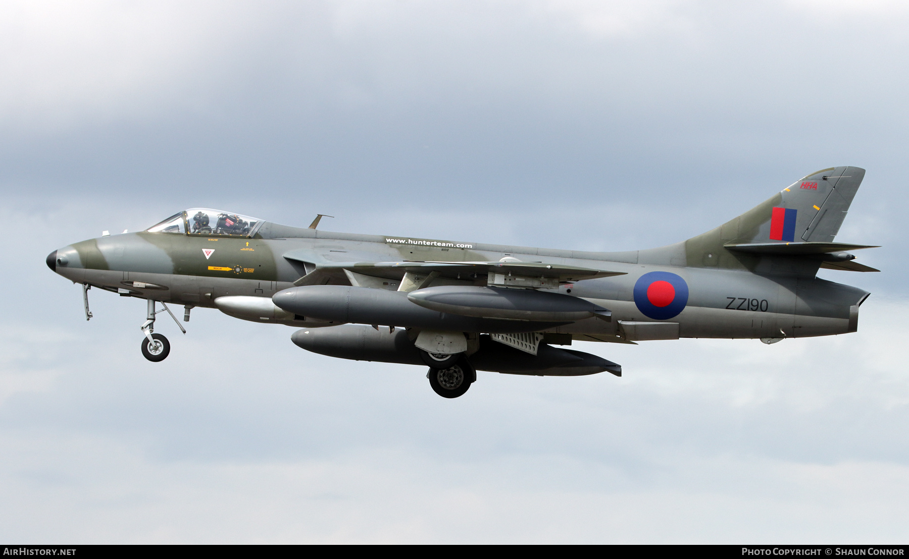 Aircraft Photo of ZZ190 | Hawker Hunter F58 | UK - Air Force | AirHistory.net #586734