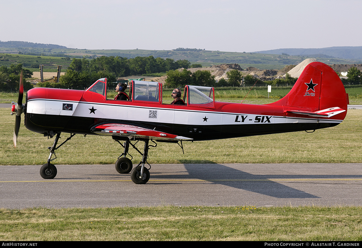 Aircraft Photo of LY-SIX | Yakovlev Yak-52 | Aero Krems | AirHistory.net #586743