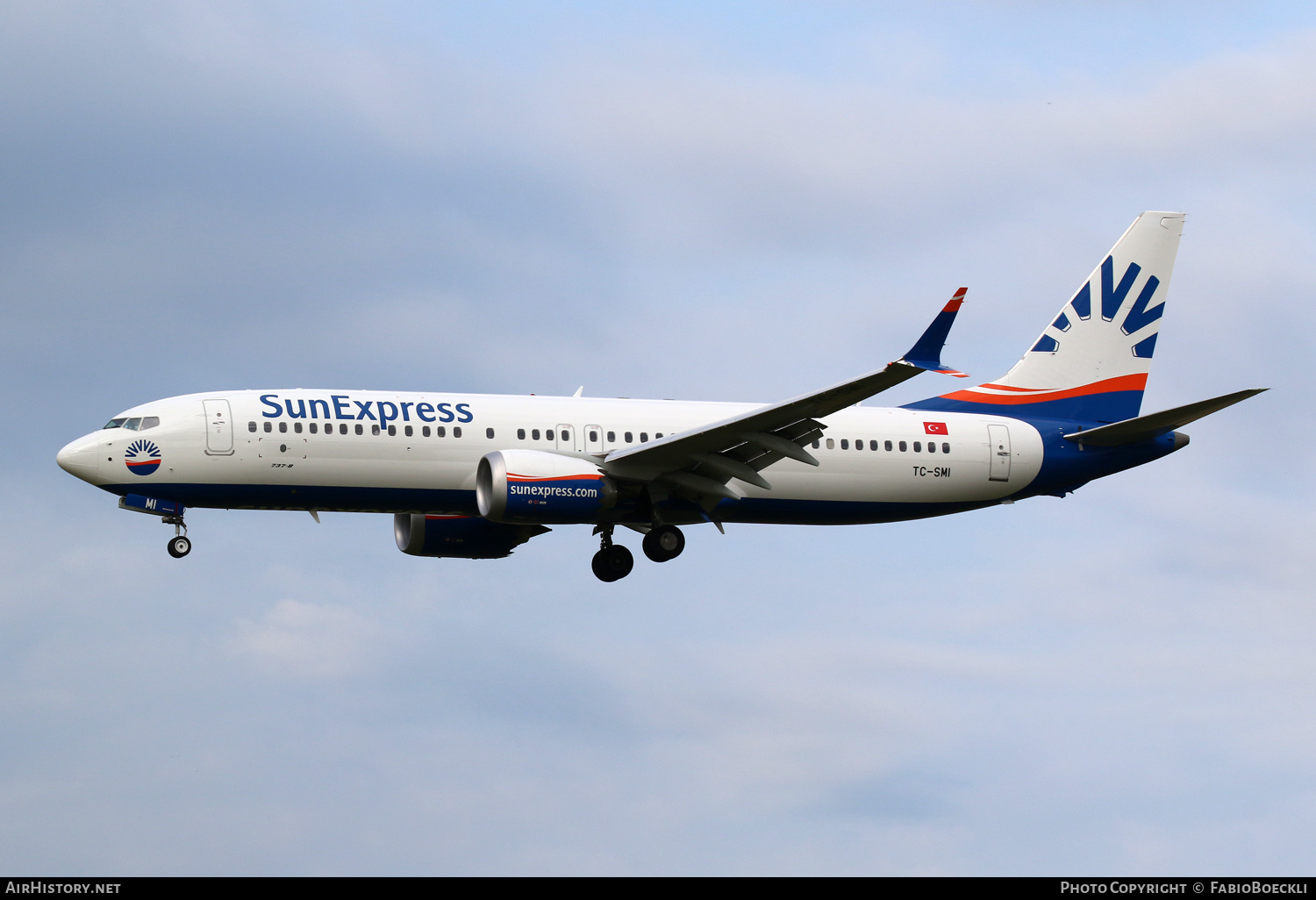 Aircraft Photo of TC-SMI | Boeing 737-8 Max 8 | SunExpress | AirHistory.net #586754