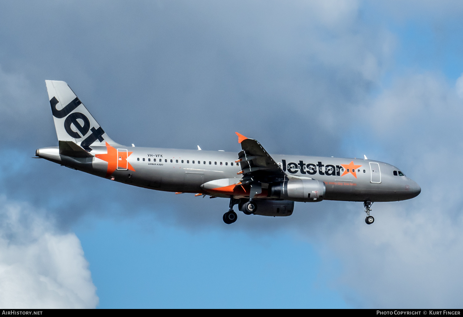 Aircraft Photo of VH-VFK | Airbus A320-232 | Jetstar Airways | AirHistory.net #586769