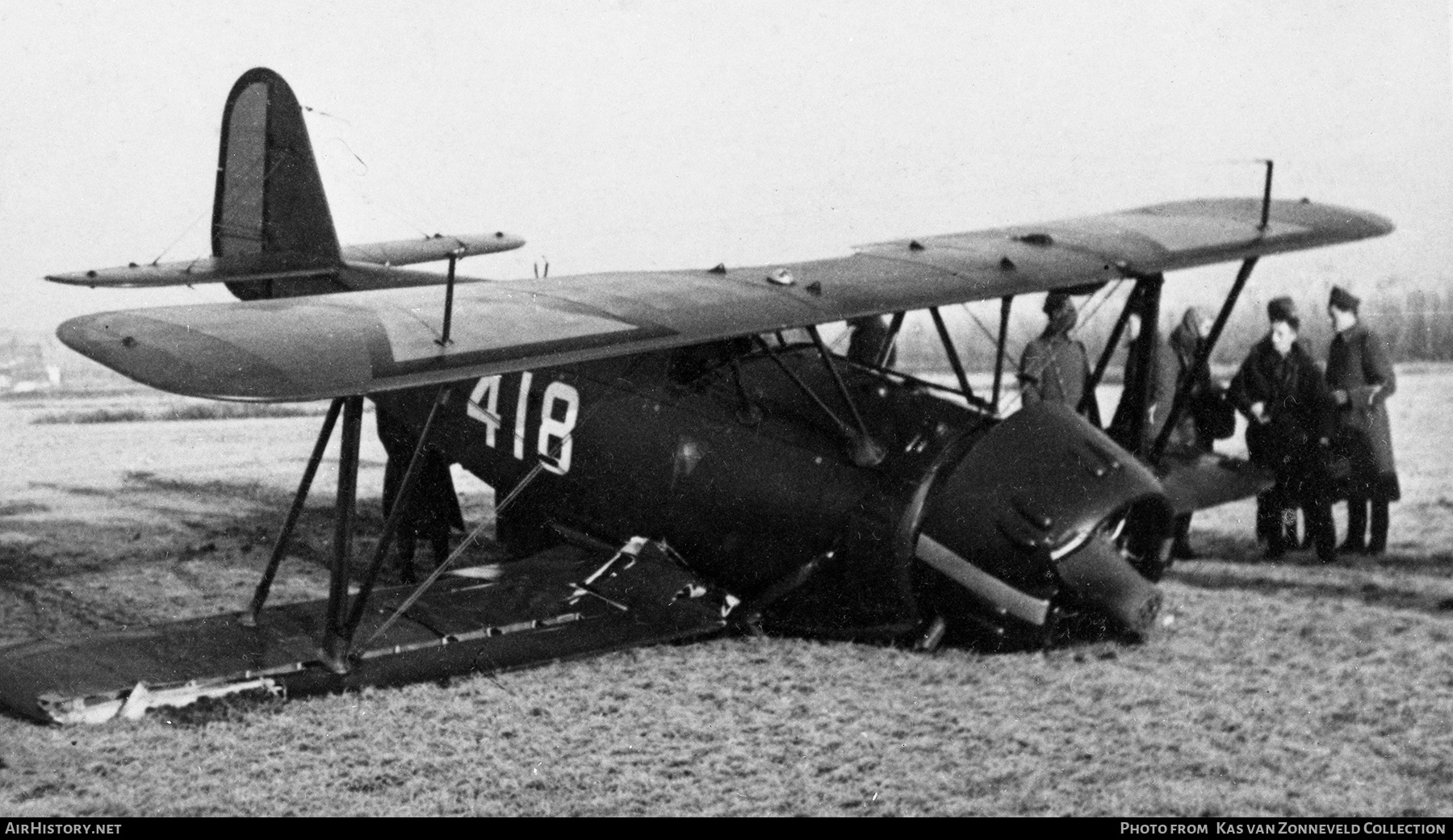 Aircraft Photo of 418 | Koolhoven F.K.51 | Netherlands - Air Force | AirHistory.net #586777