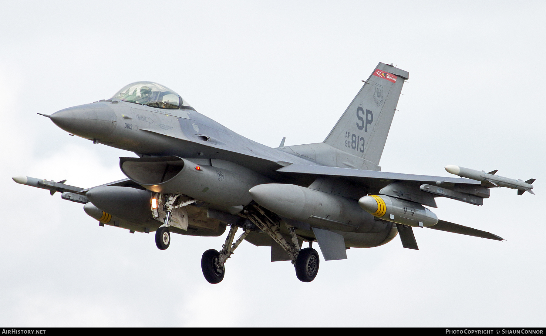 Aircraft Photo of 90-0813 / AF90-813 | Lockheed F-16CM Fighting Falcon | USA - Air Force | AirHistory.net #586781