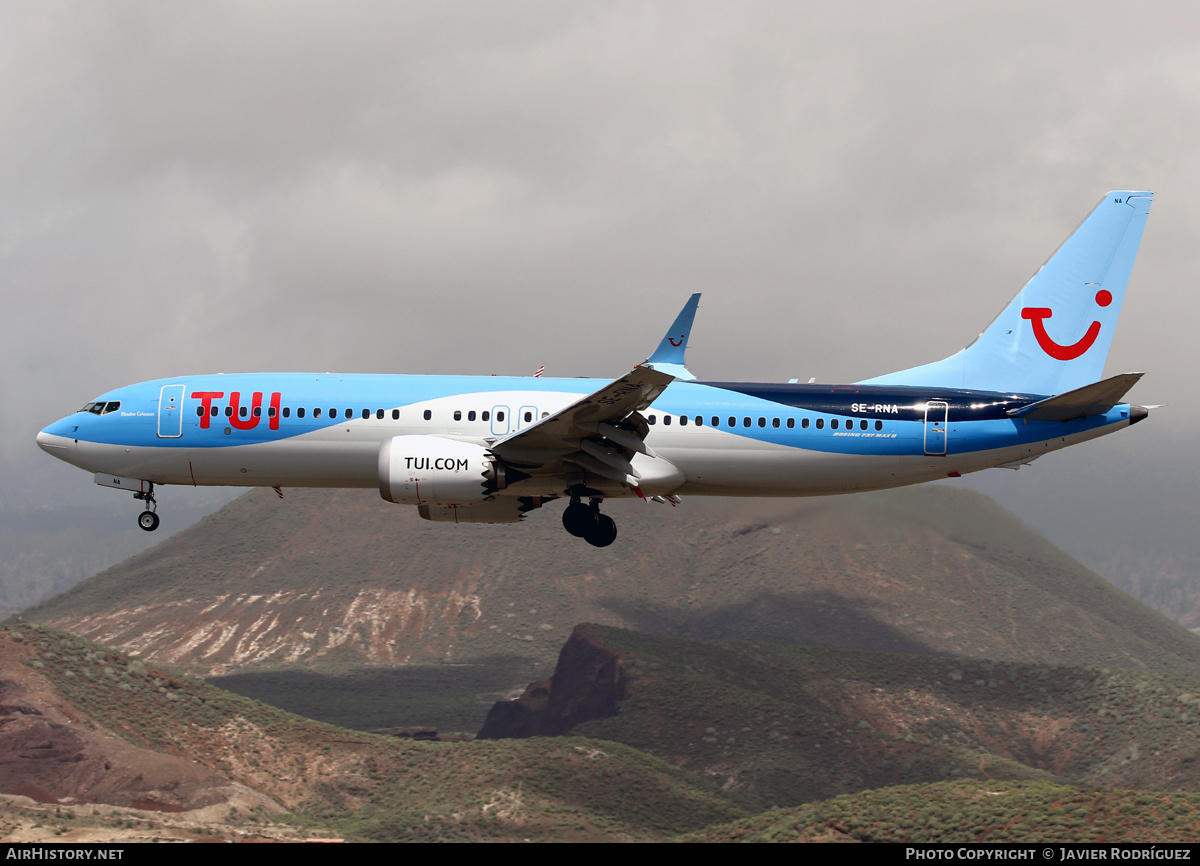 Aircraft Photo of SE-RNA | Boeing 737-8 Max 8 | TUIfly Nordic | AirHistory.net #586831