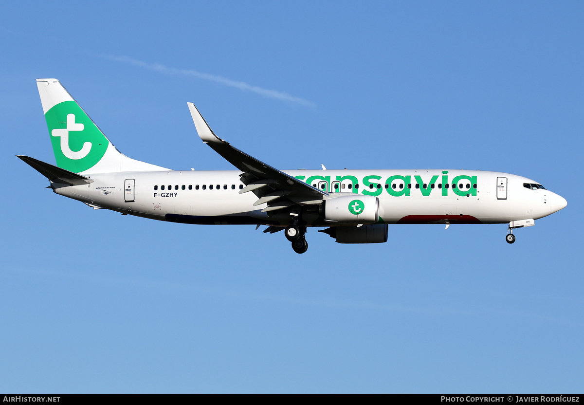 Aircraft Photo of F-GZHY | Boeing 737-8K2 | Transavia | AirHistory.net #586833