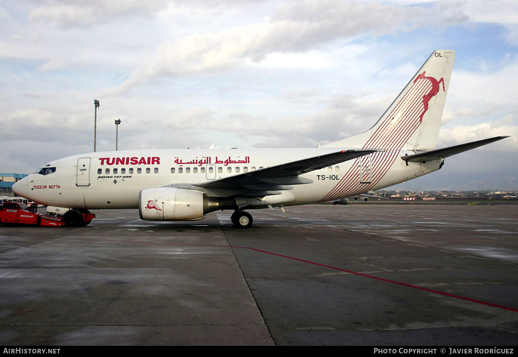 Aircraft Photo of TS-IOL | Boeing 737-6H3 | Tunisair | AirHistory.net #586834