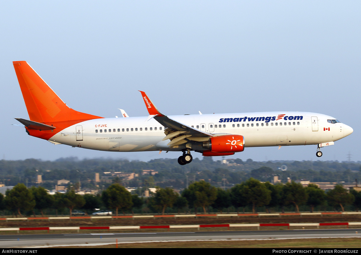 Aircraft Photo of C-FJVE | Boeing 737-8DC | Smartwings | AirHistory.net #586867