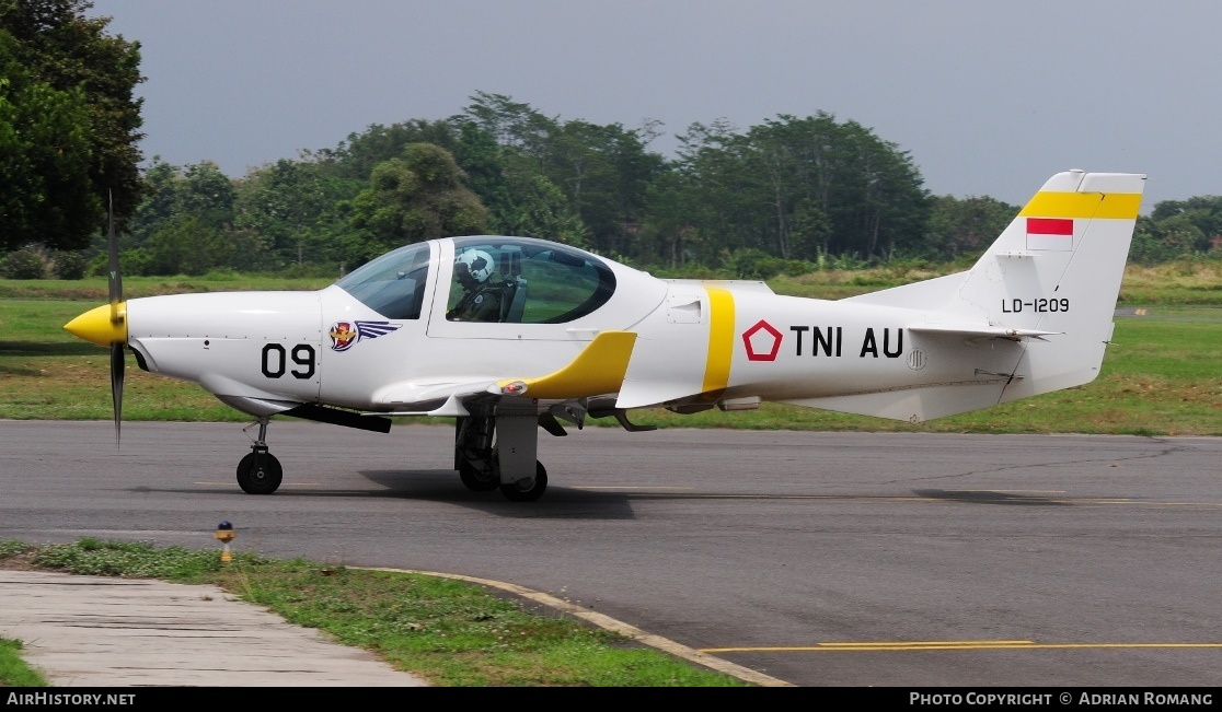 Aircraft Photo of LD-1209 | Grob G-120TP | Indonesia - Air Force | AirHistory.net #586873