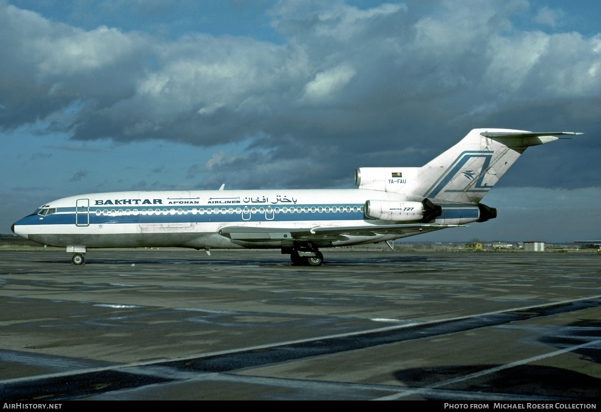 Aircraft Photo of YA-FAU | Boeing 727-113C | Bakhtar Afghan Airlines | AirHistory.net #586888