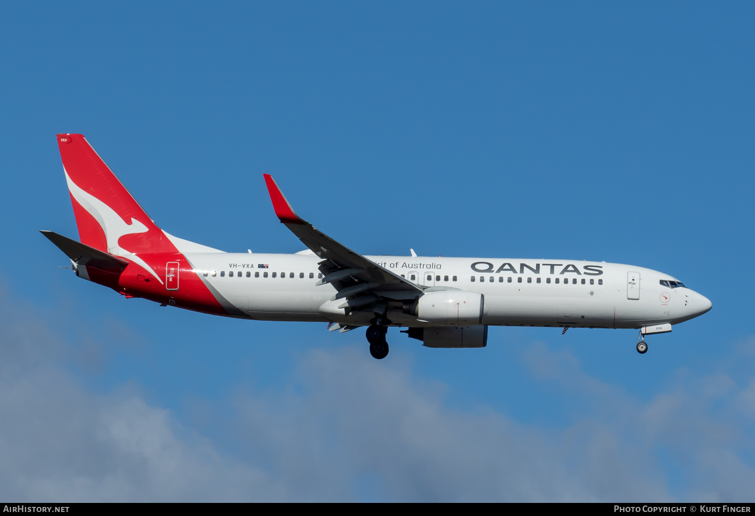 Aircraft Photo of VH-VXA | Boeing 737-838 | Qantas | AirHistory.net #586899