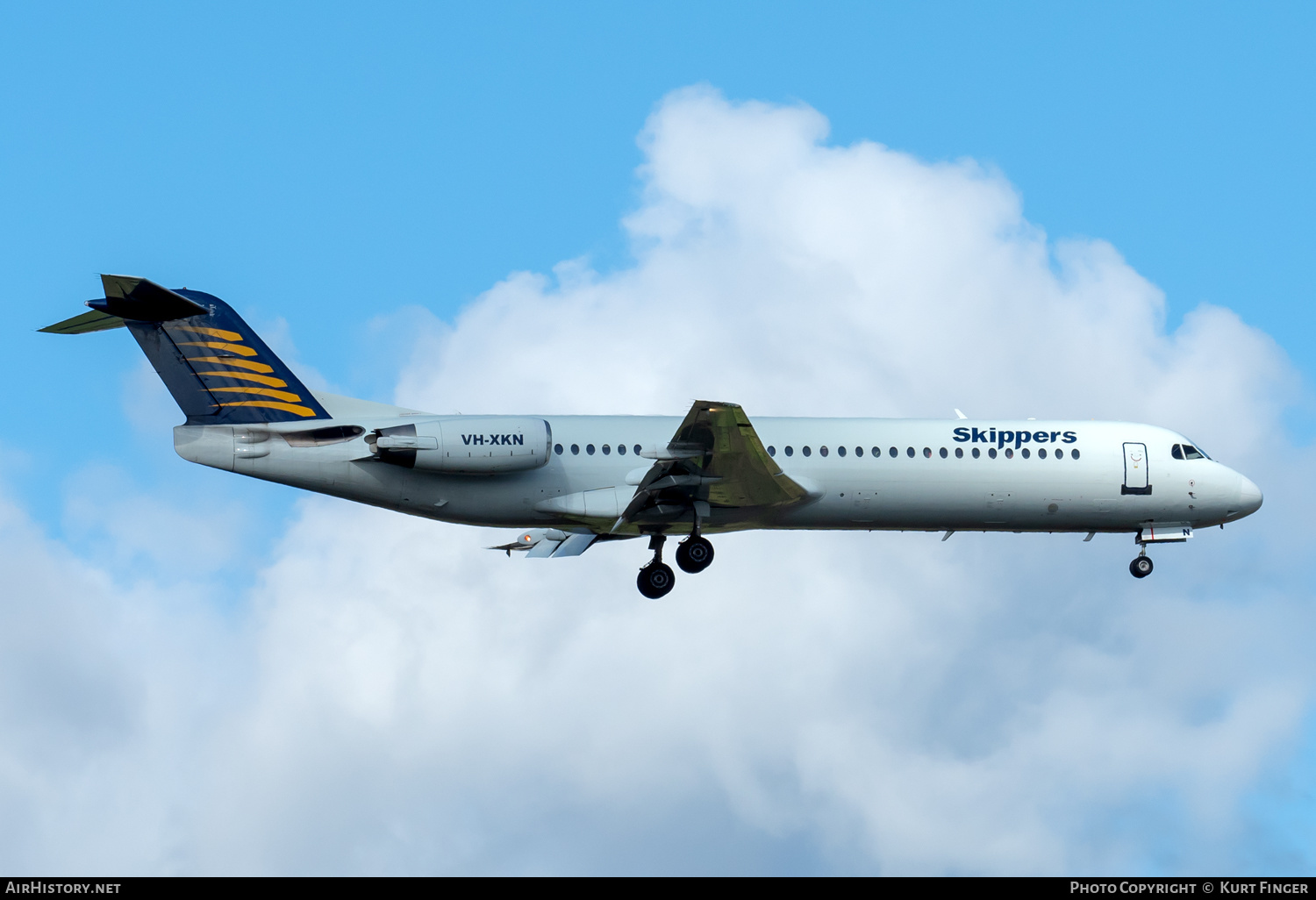 Aircraft Photo of VH-XKN | Fokker 100 (F28-0100) | Skippers Aviation | AirHistory.net #586922